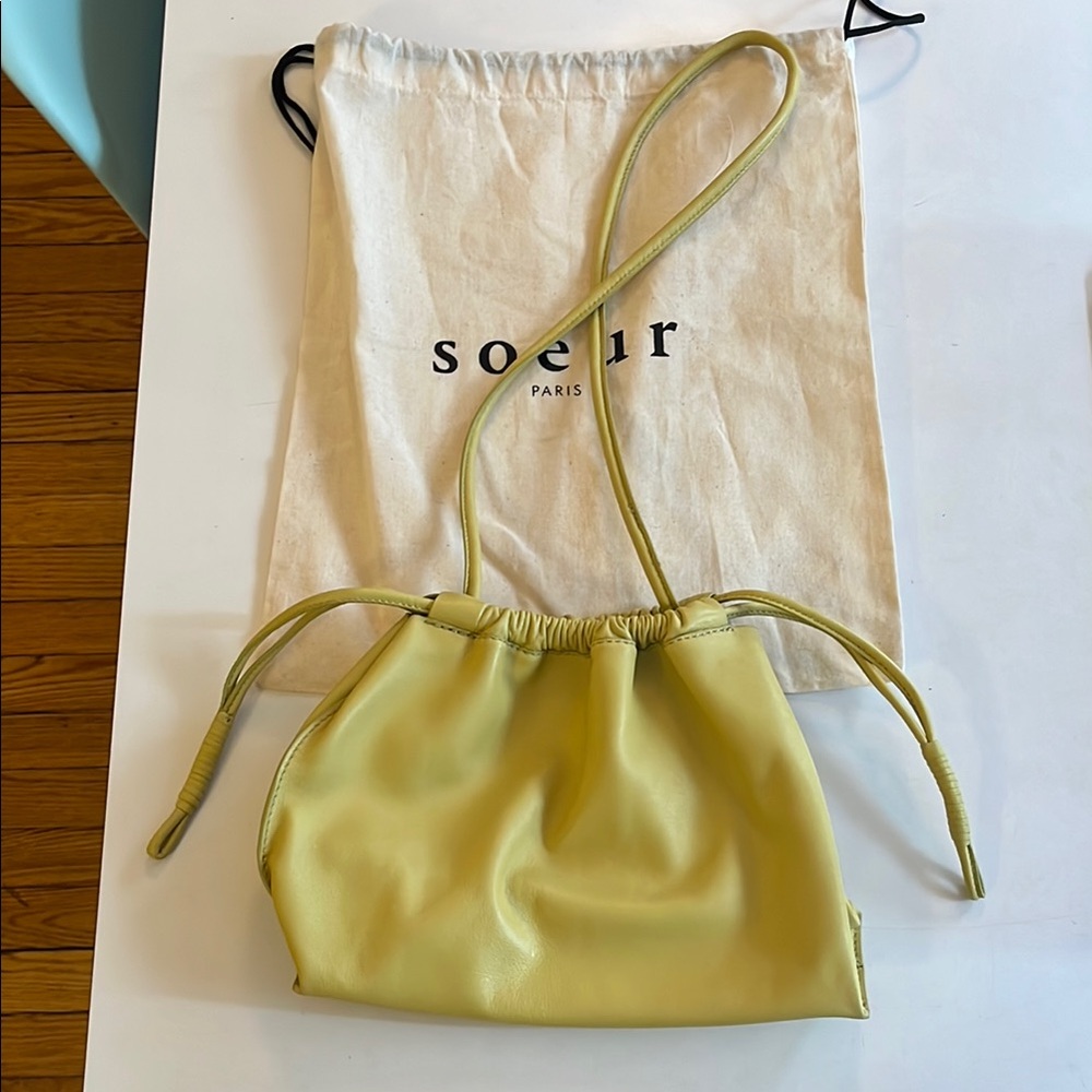 Soeur “Suzette” Small Yellow Leather Bag